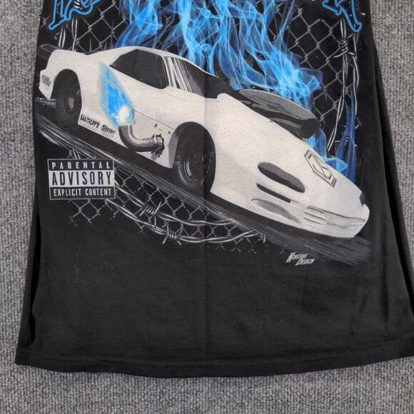 Gildan DryBlend Boys Justin Swanstrom Aftermath Tank Top Black Youth Large - Picture 12 of 16